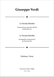 La Traviata Brindisi for String Quartet P.O.D. cover Thumbnail